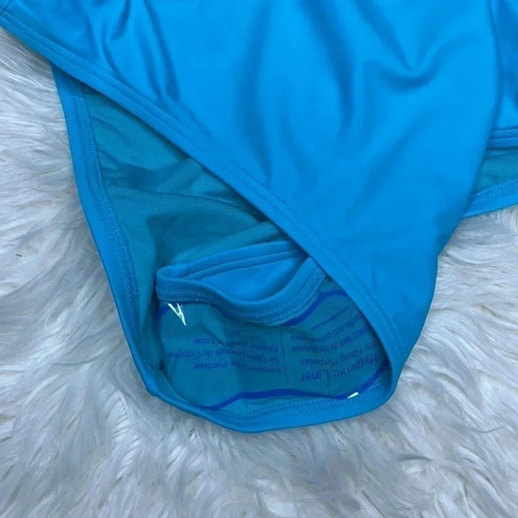 CALVIN Klein NWT Blue Logo Bikini Swim Suit Set L - Picture 6 of 6